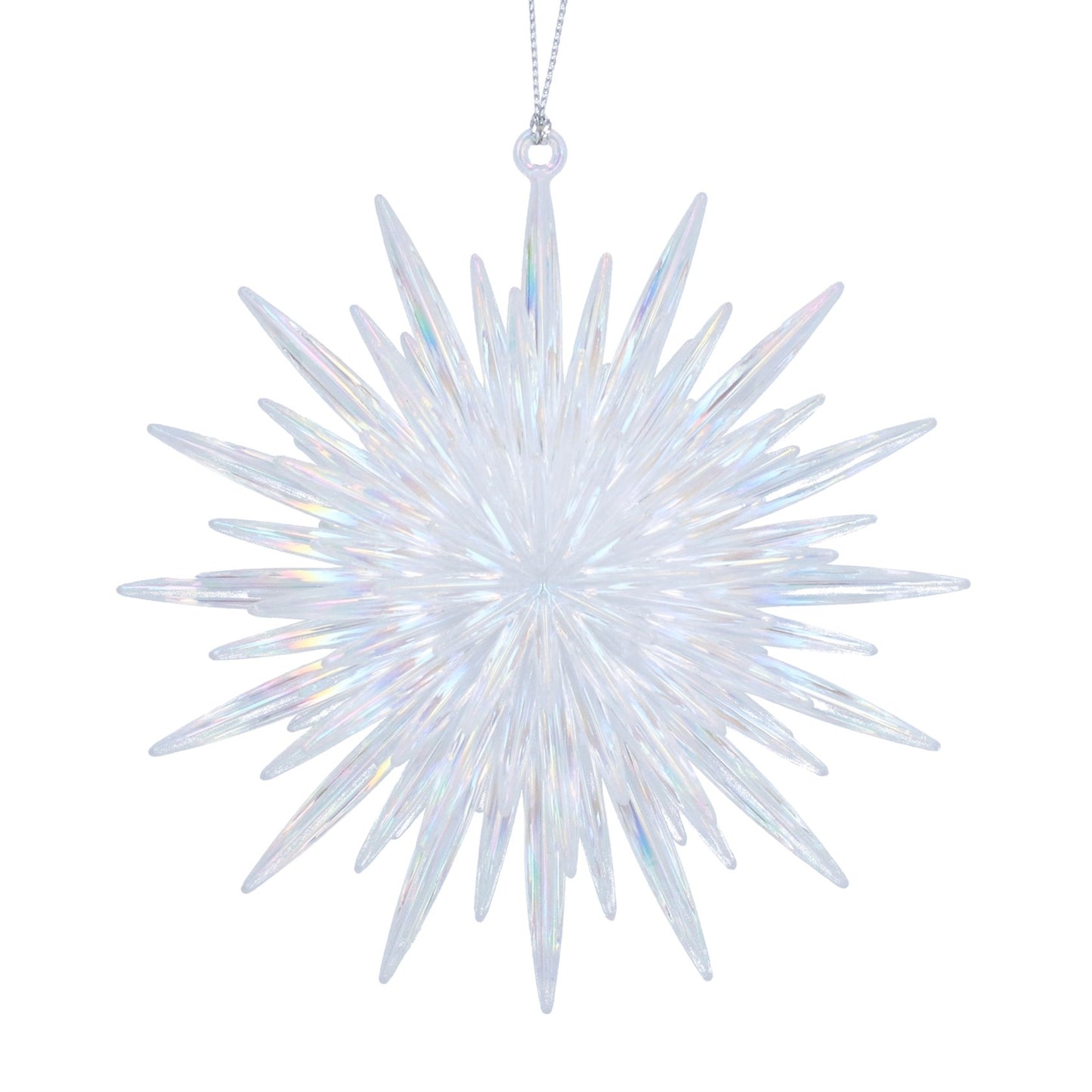 Iridescent Layered Acrylic Starburst Decoration