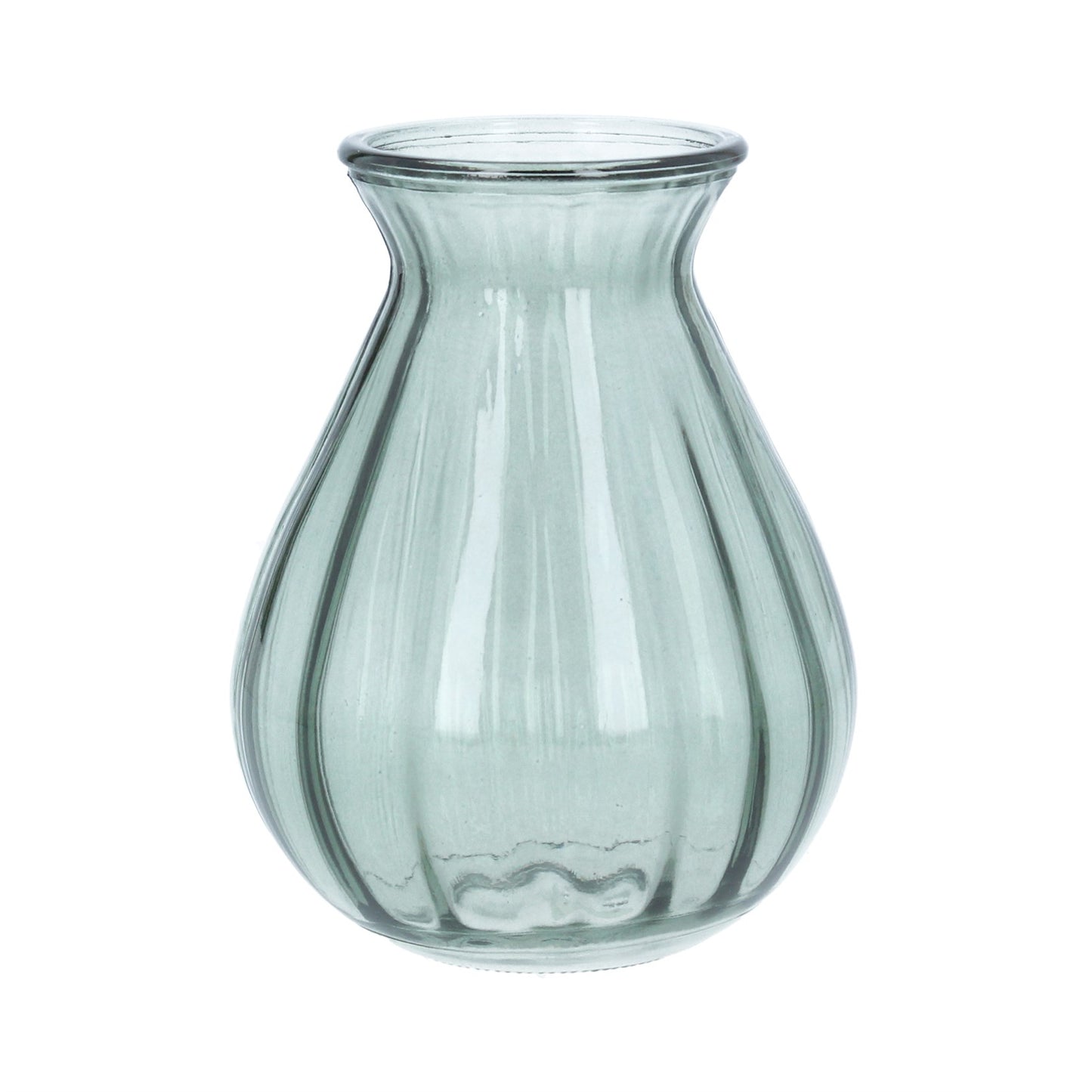 Green Glass Posy Vase