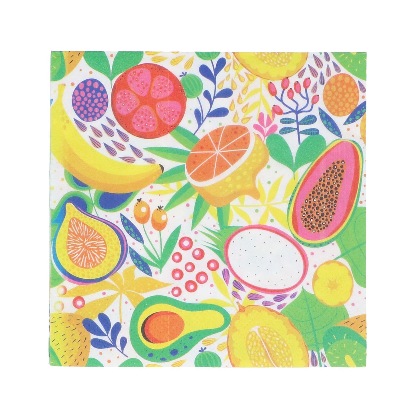 Tropical Fruit Napkins - Pack of 20