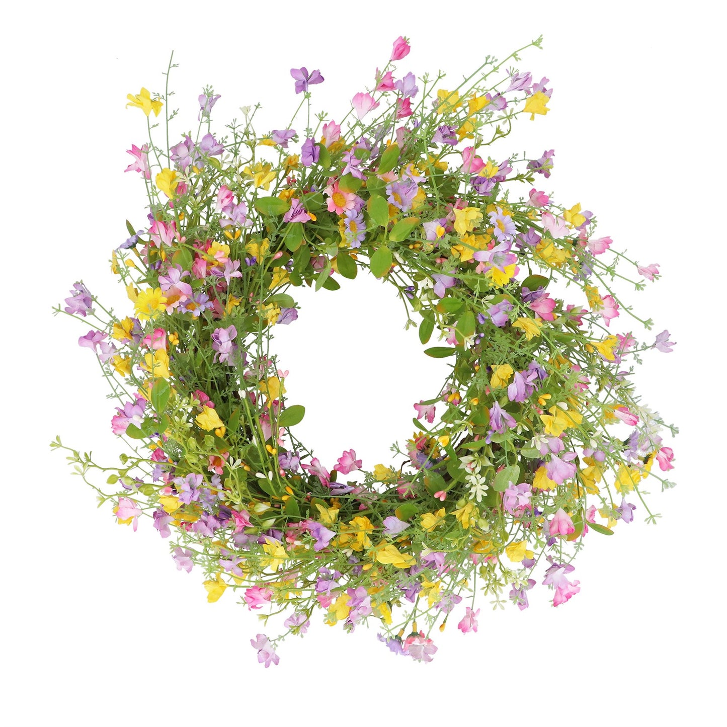 Pastel Daisy Wreath