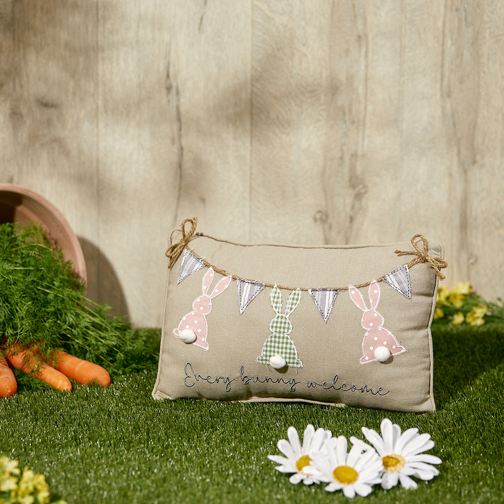 Bunny Welcome Cushion