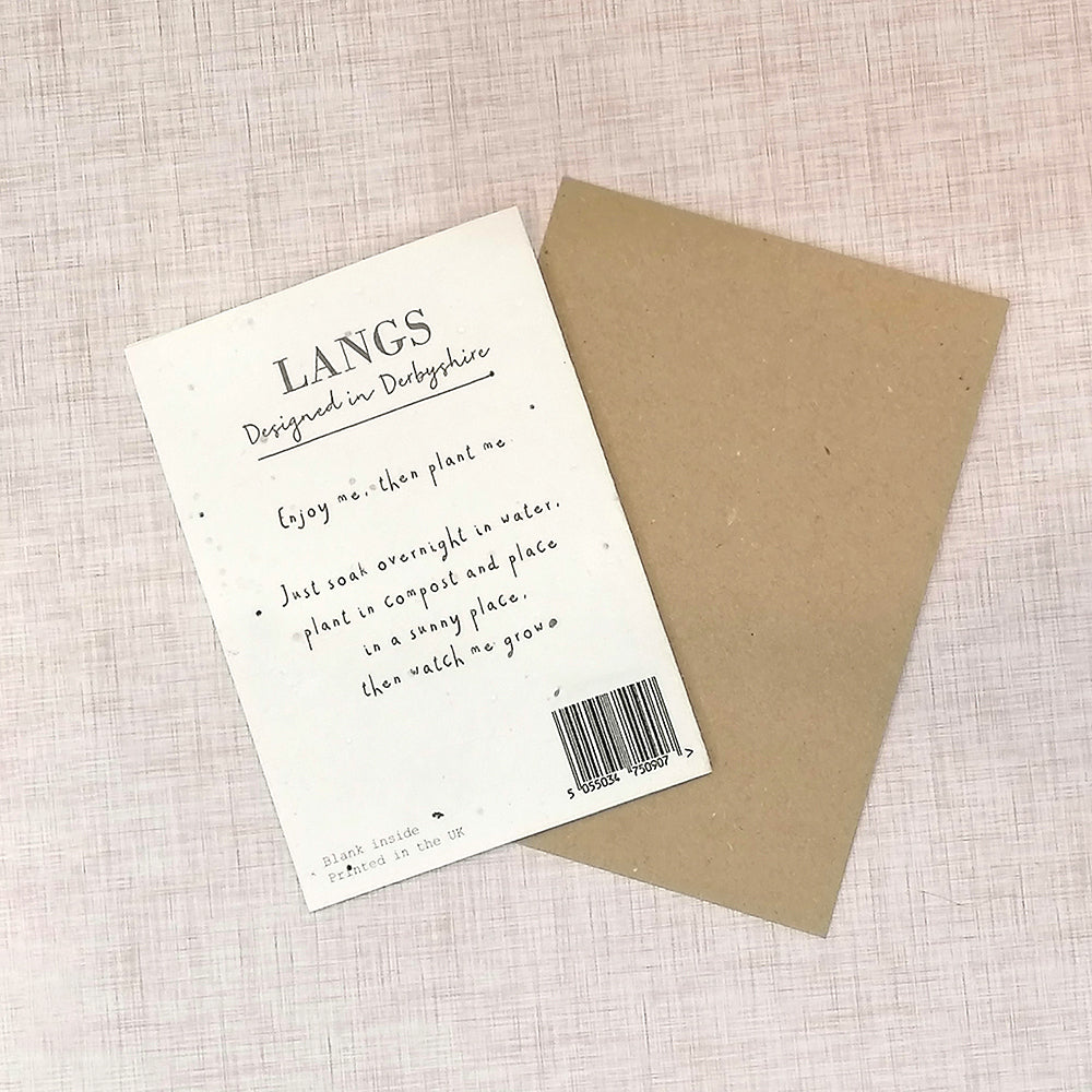 Friends Were Flowers Seedcard