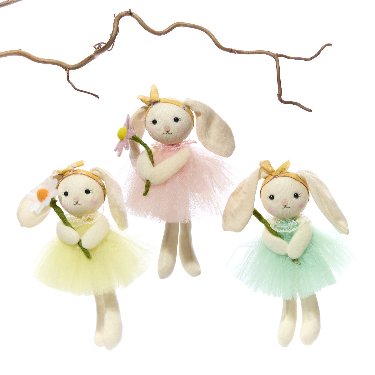 Bunny Hanger with Floppy Ears