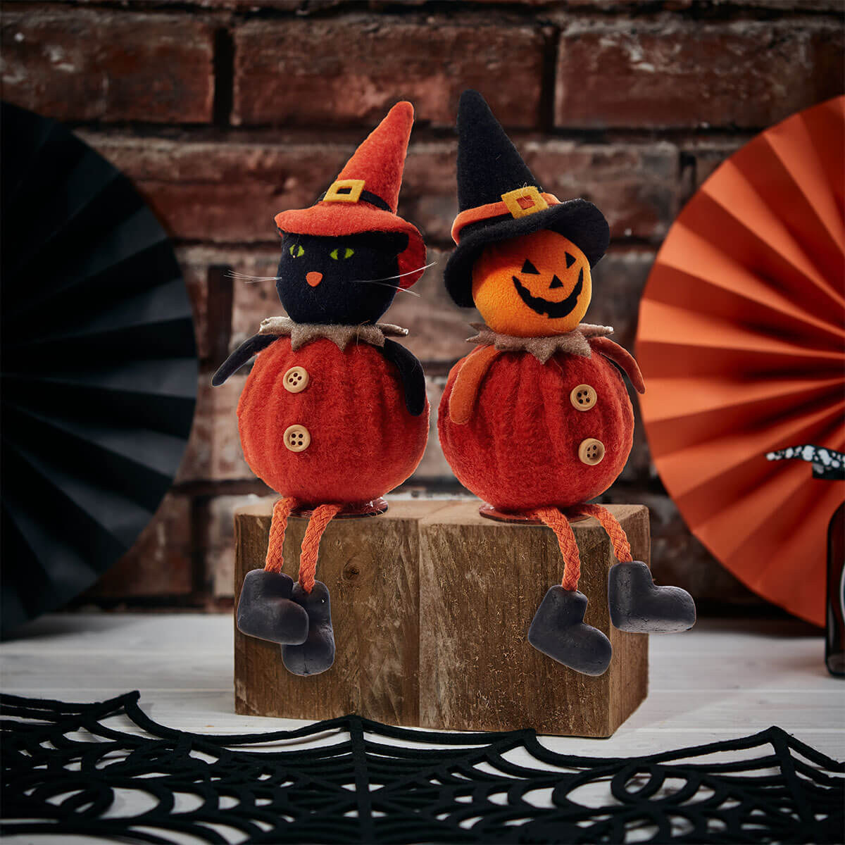 Halloween Pumpkin Shelf Sitter