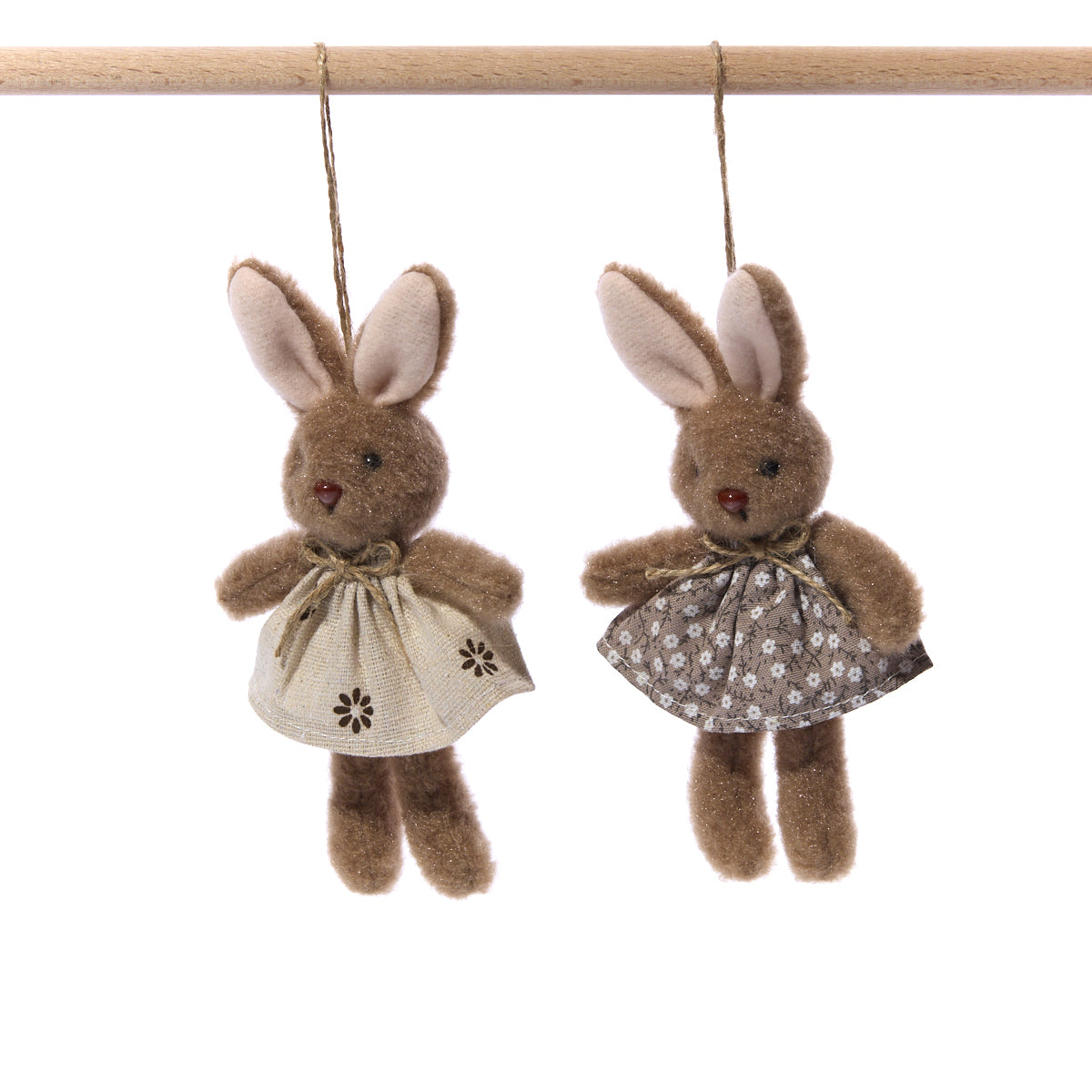 Natural Dressed Bunny Hanger