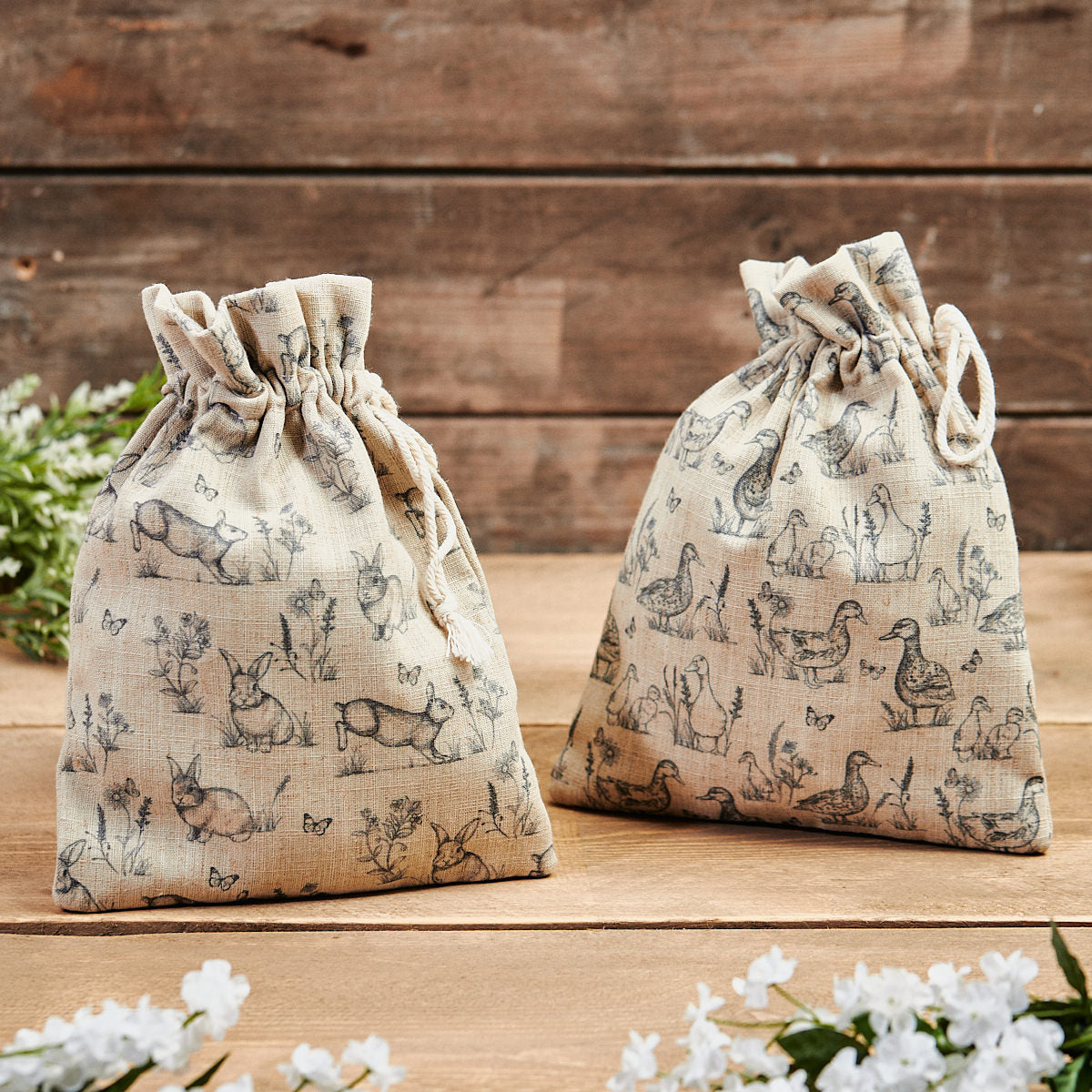 Sketchy Greyscale Drawstring Bag