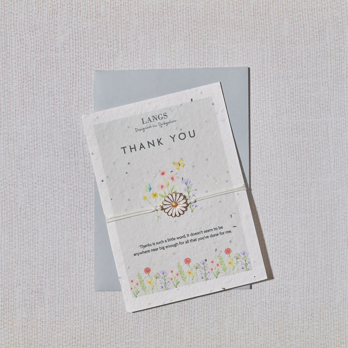 Thank You Bracelet with Seed Paper