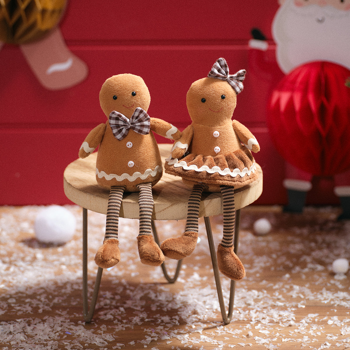 Festive Fun Gingerbread Shelf Sitter