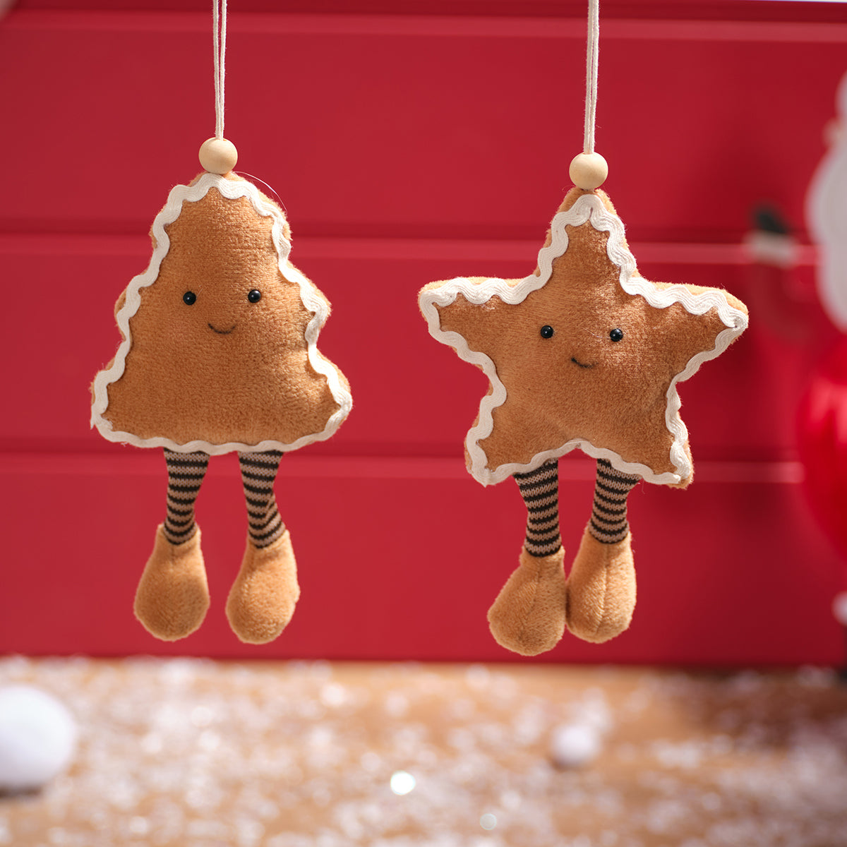 Festive Fun Gingerbread Star & Tree Hanger
