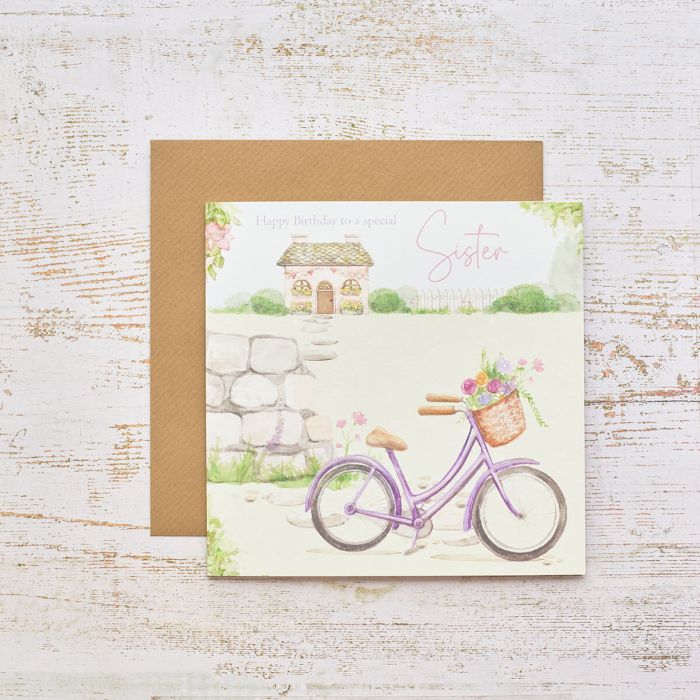 Cottage Special Sister Birthday Card