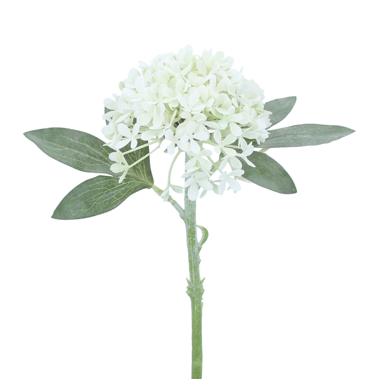 Antique White Mini Hydrangea Pick