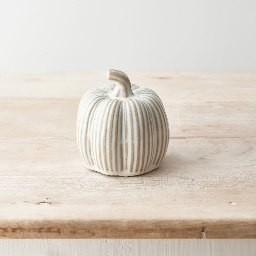Rustic Ceramic Pumpkin