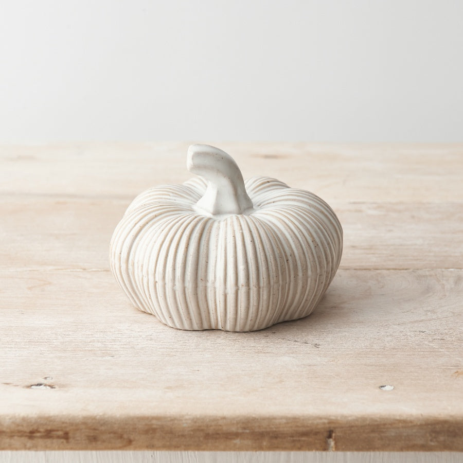 Rustic Ceramic Pumpkin