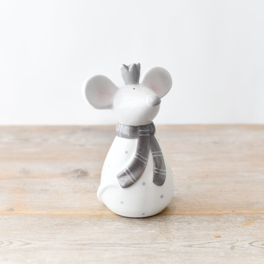 Ceramic Mouse with Crown