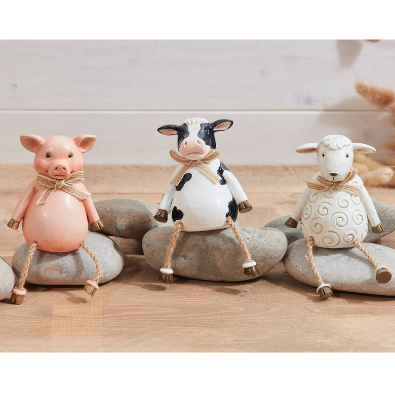 Farm Animal Shelf Sitter