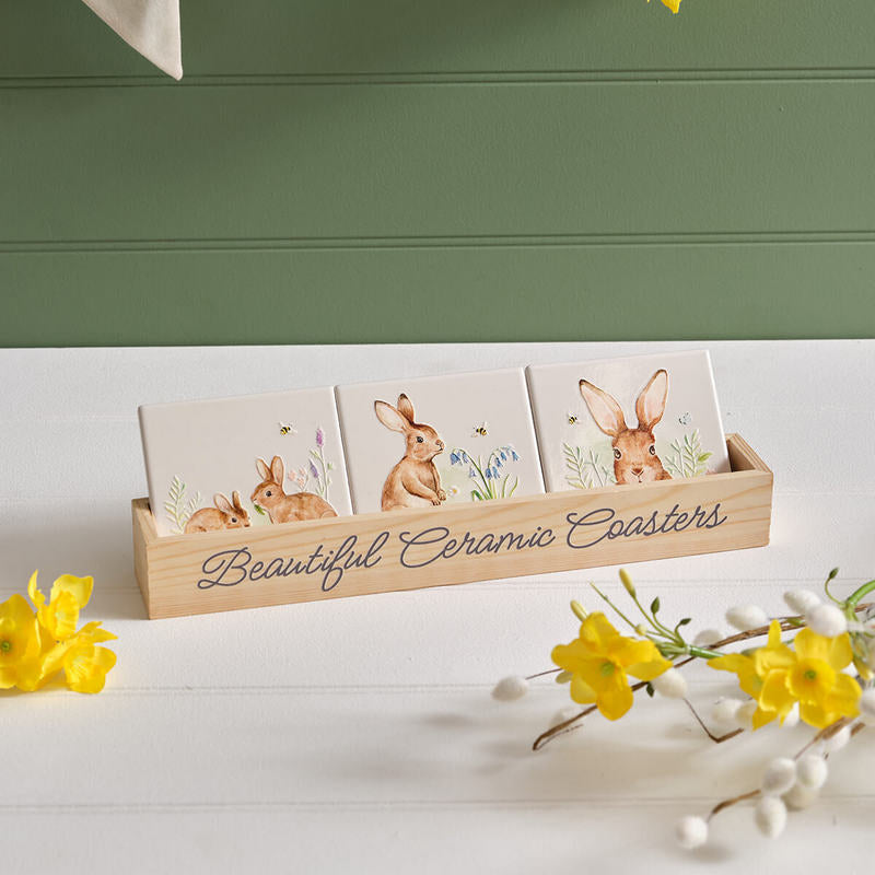 Meadow Fields 3D Ceramic Coaster