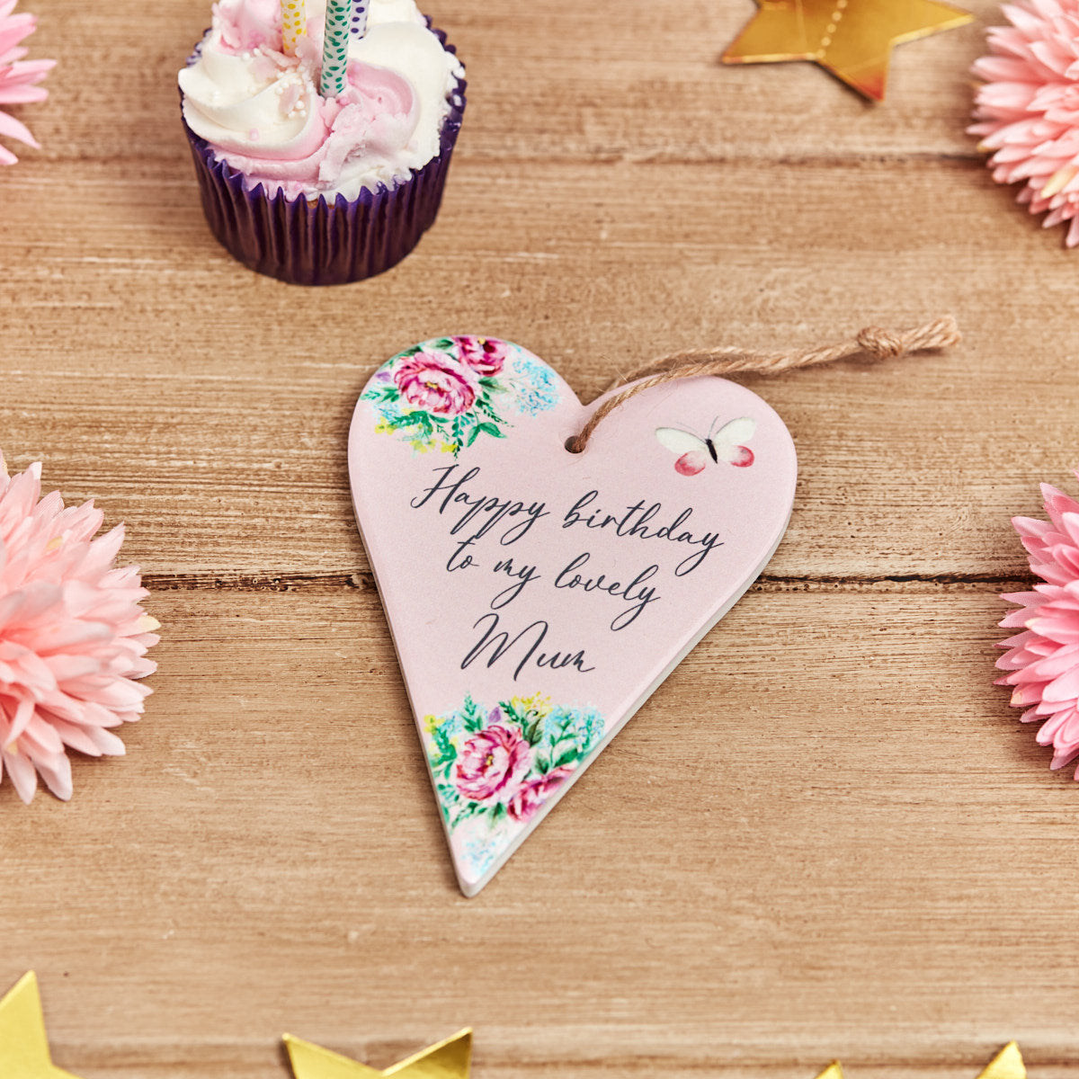 Mum Butterfly Floral Hanger