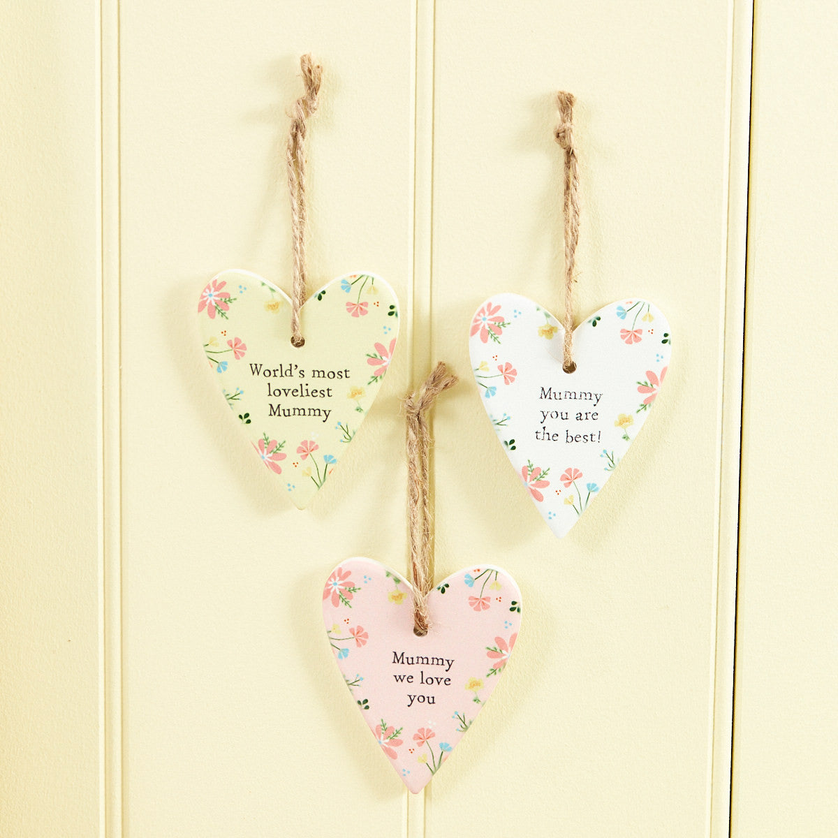 Floral Mummy Heart Hanger