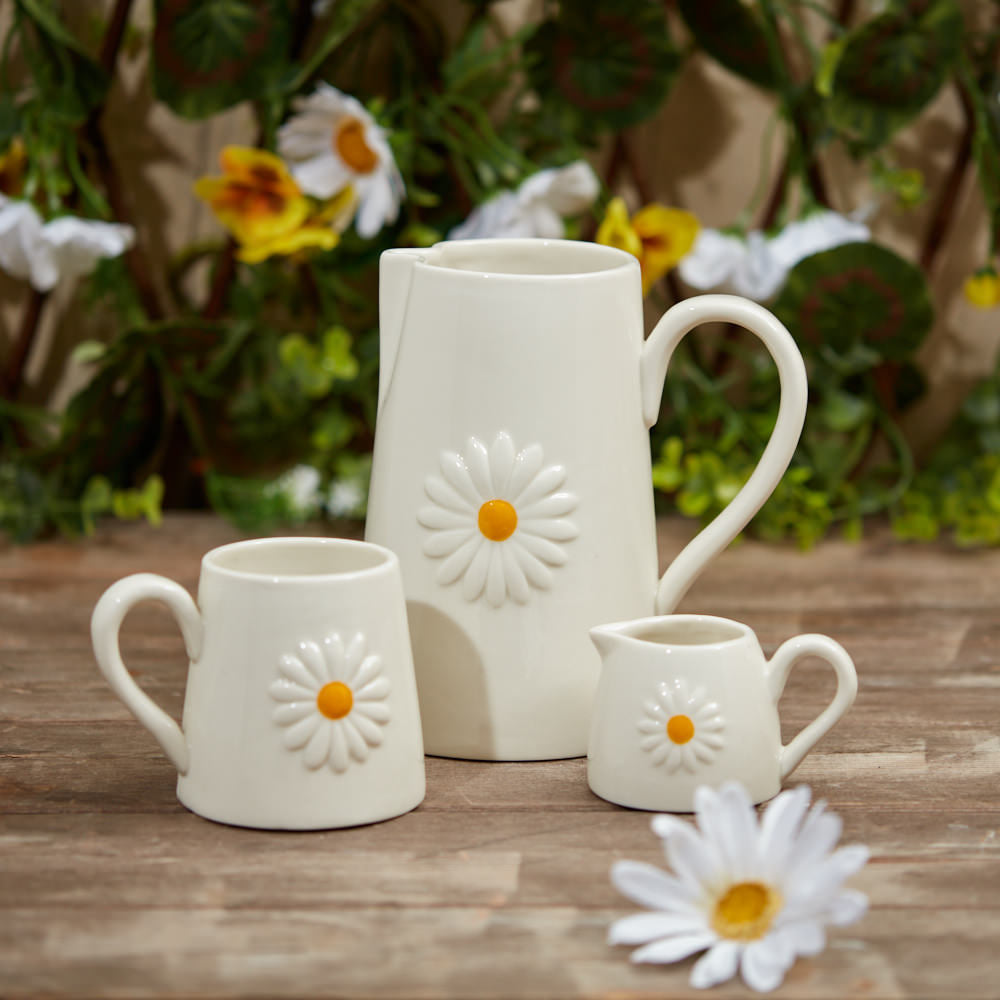 Mini Daisy 3D Embossed Jug