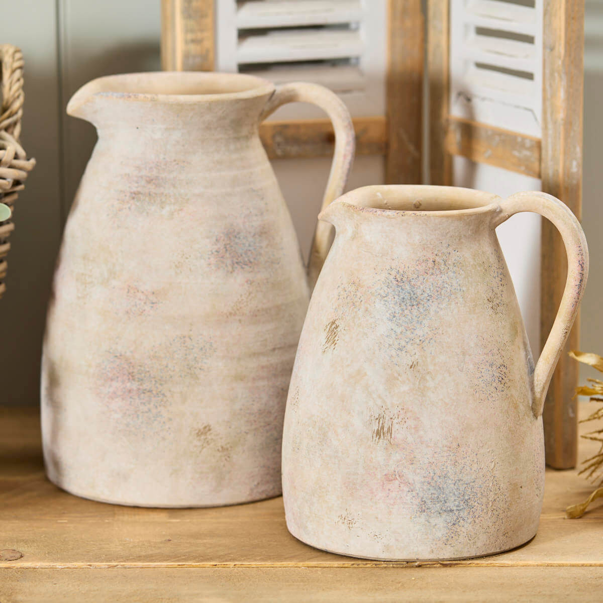 Terracotta Rustic Finish Jug Small