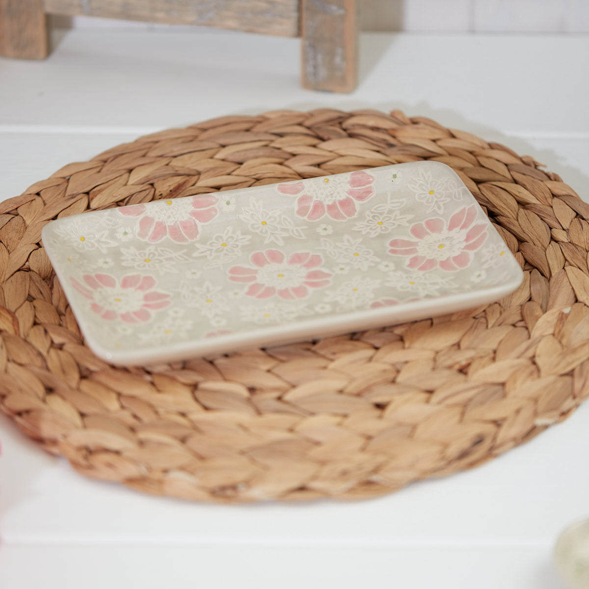 Pastel Ditsy Debossed Tray