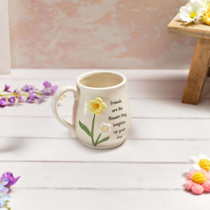 Bright & Beautiful Stoneware Friend Mug