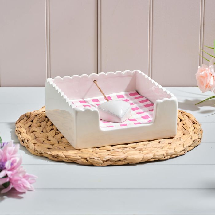Cottage Garden Simple Ceramic Napkin Holder