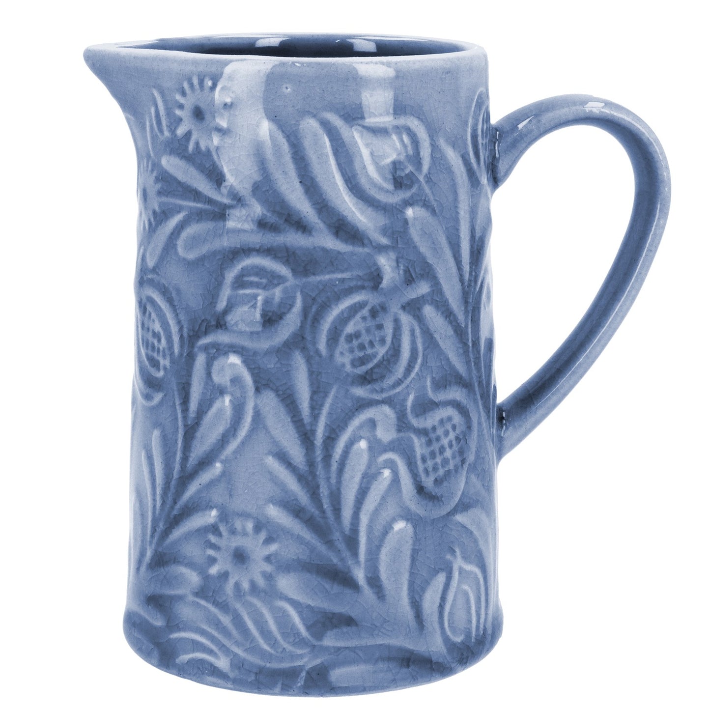 Country Flowers Embossed Jug Small