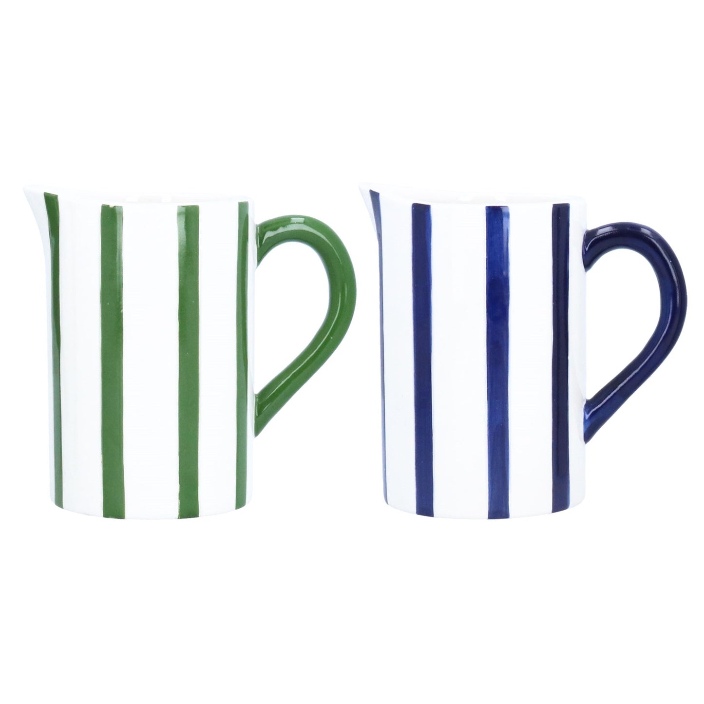 Striped Ceramic Jug Small