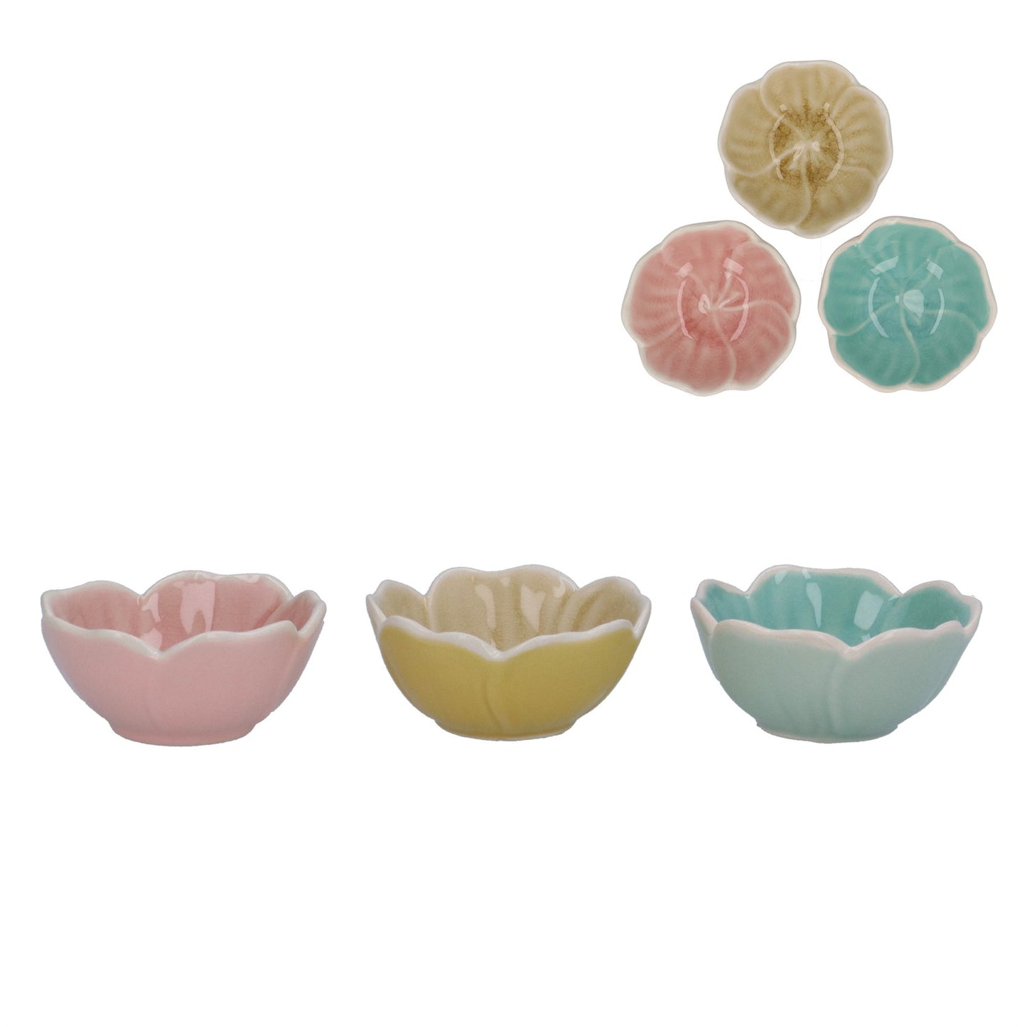Dusky Pastel Mini Flower Bowl