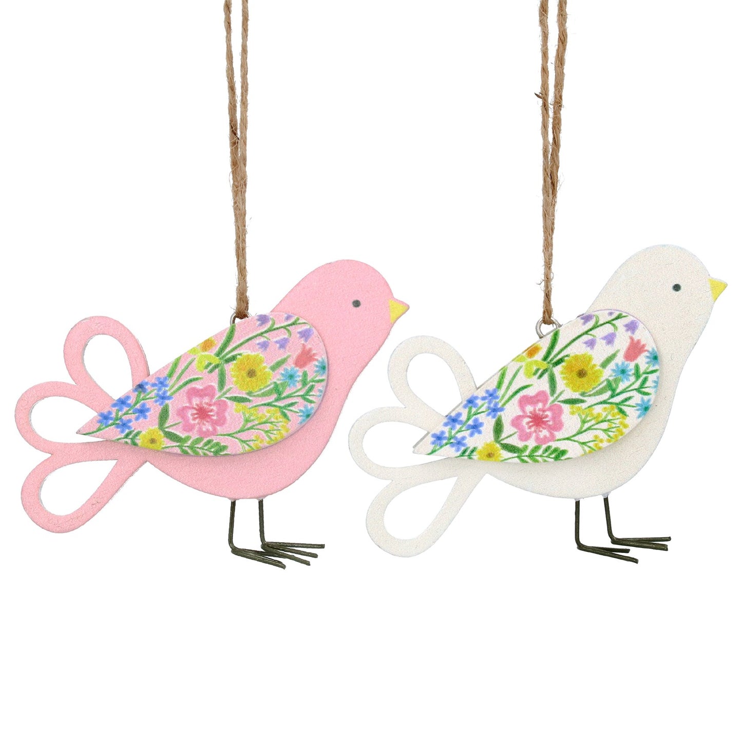 Pastel Meadow Wood Bird