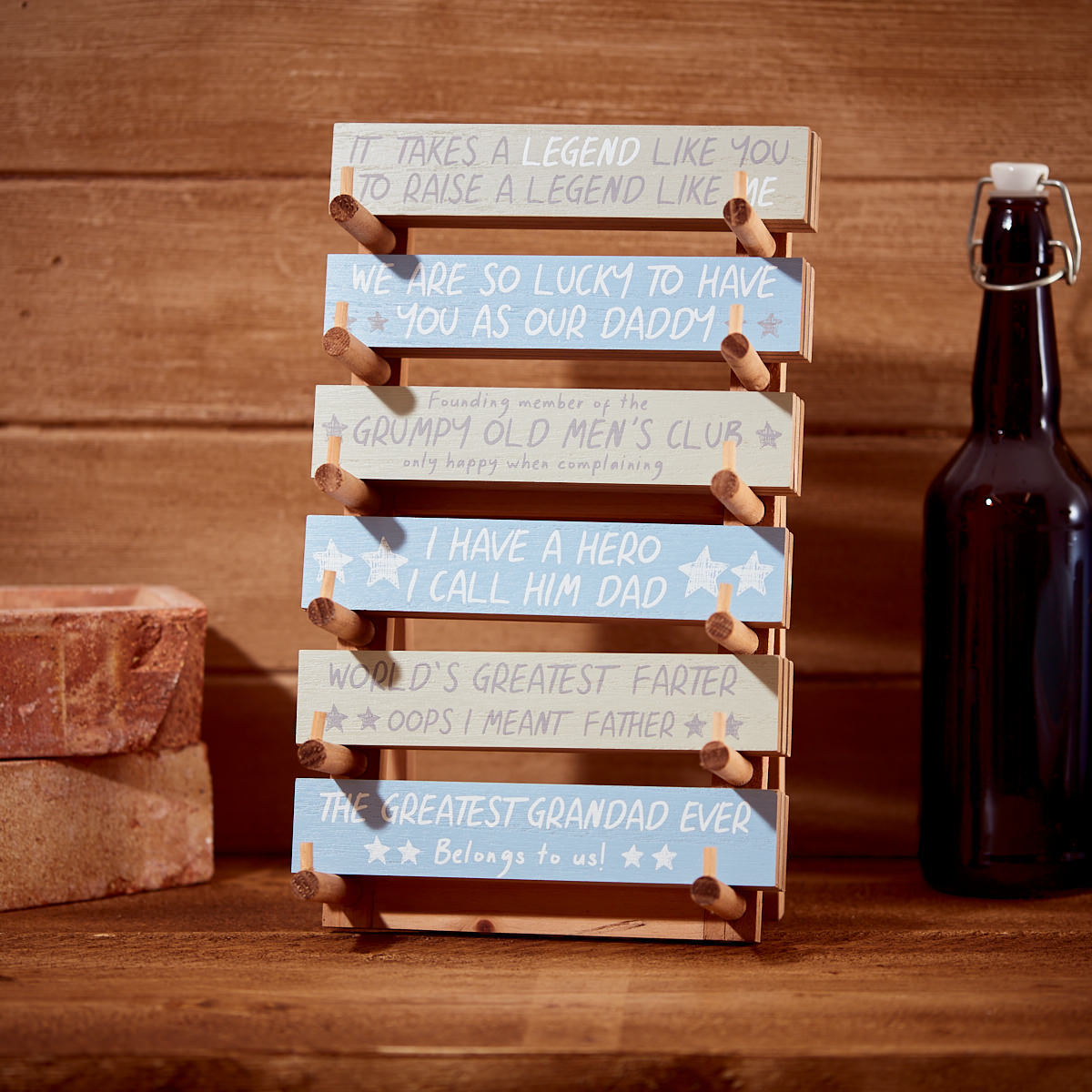 Men's Wooden Tabletop Block