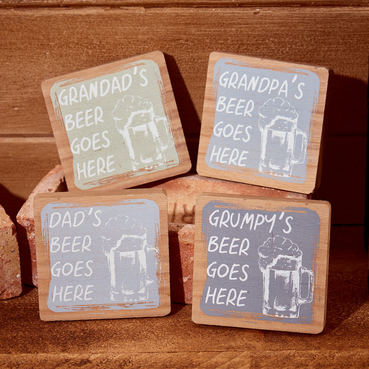 Chunky Wooden Beer Coaster