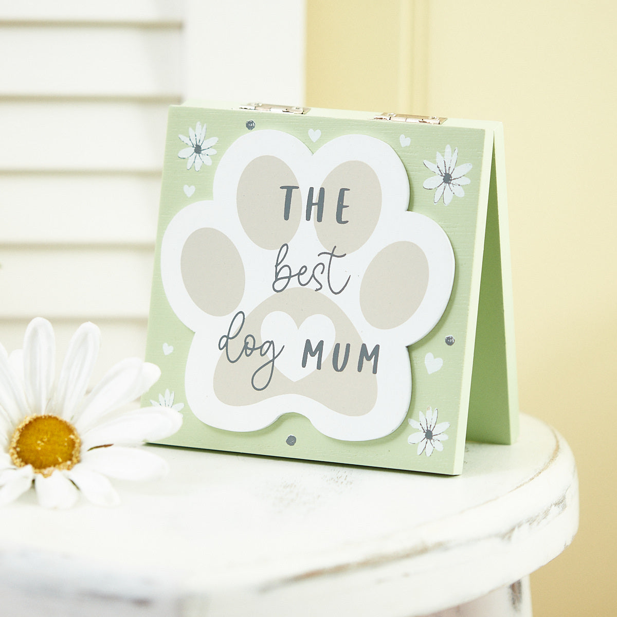 Best Dog Mum Easel Plaque