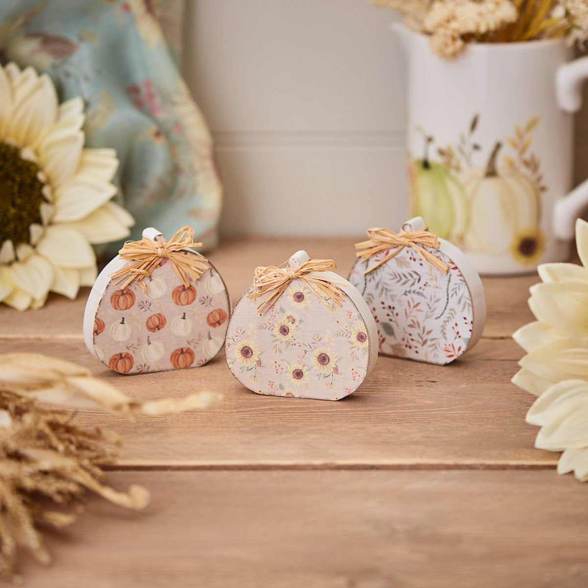 Pumpkin Repeat Wooden Block