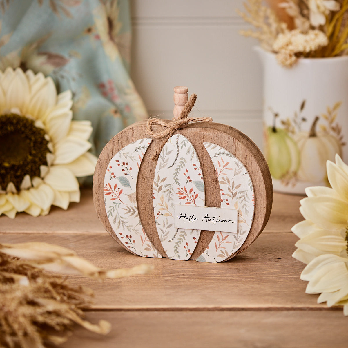 Hello Autumn 3D Floral Block