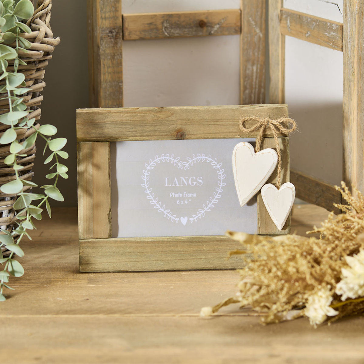 Rustic Fir Wood Photo Frame