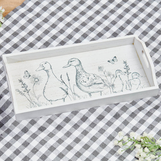 Sketchy Duck Wooden Tray