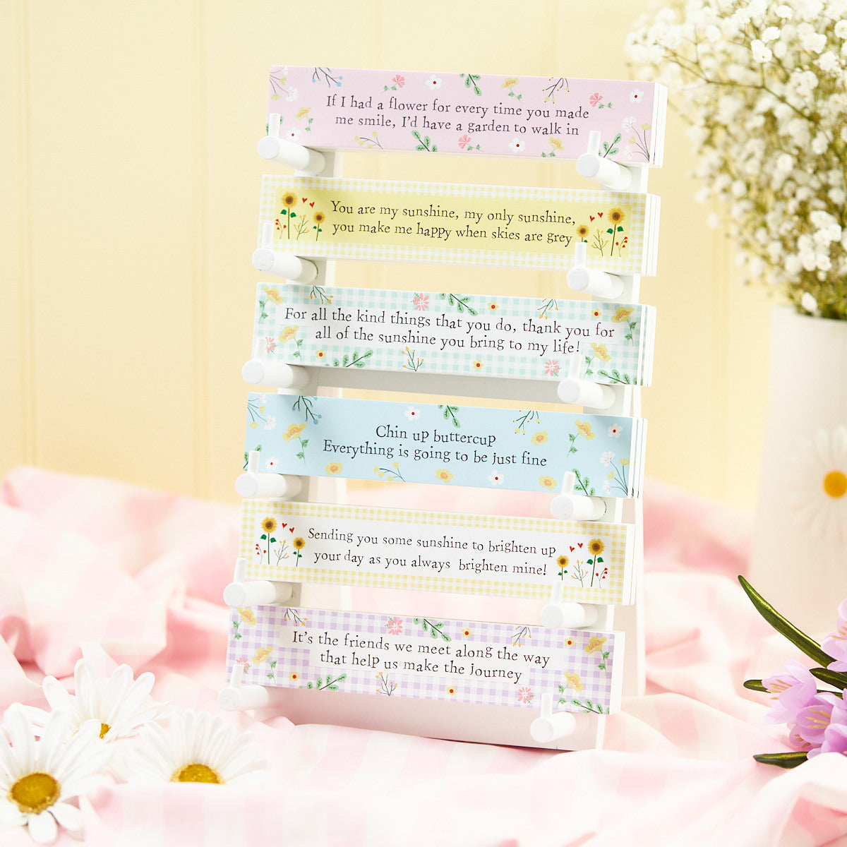 Spring Floral Tabletop Block