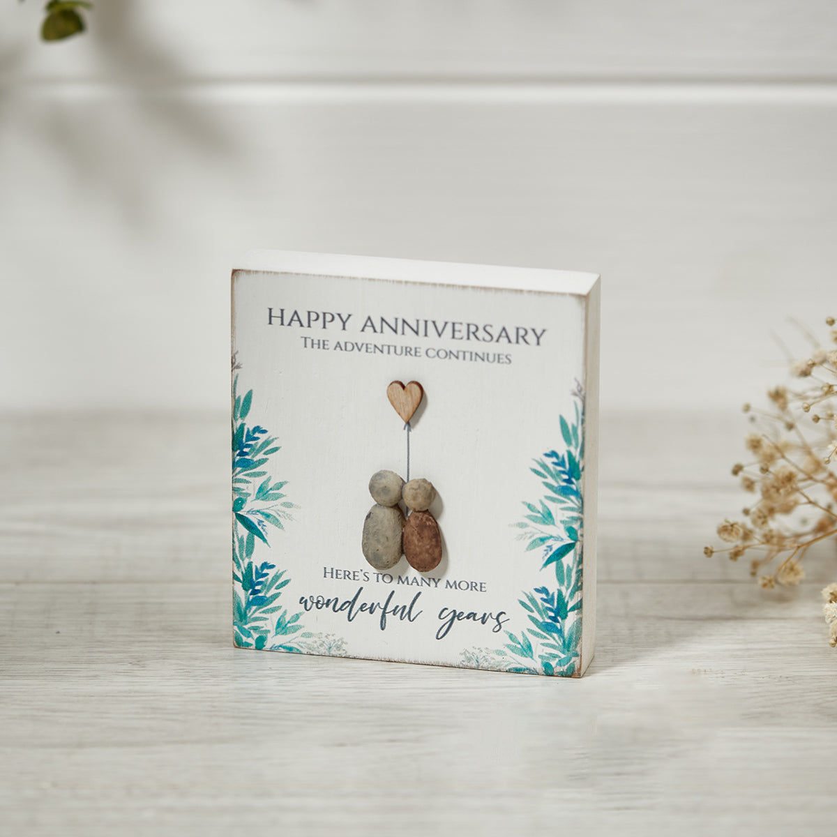 Anniversary Pebble Block