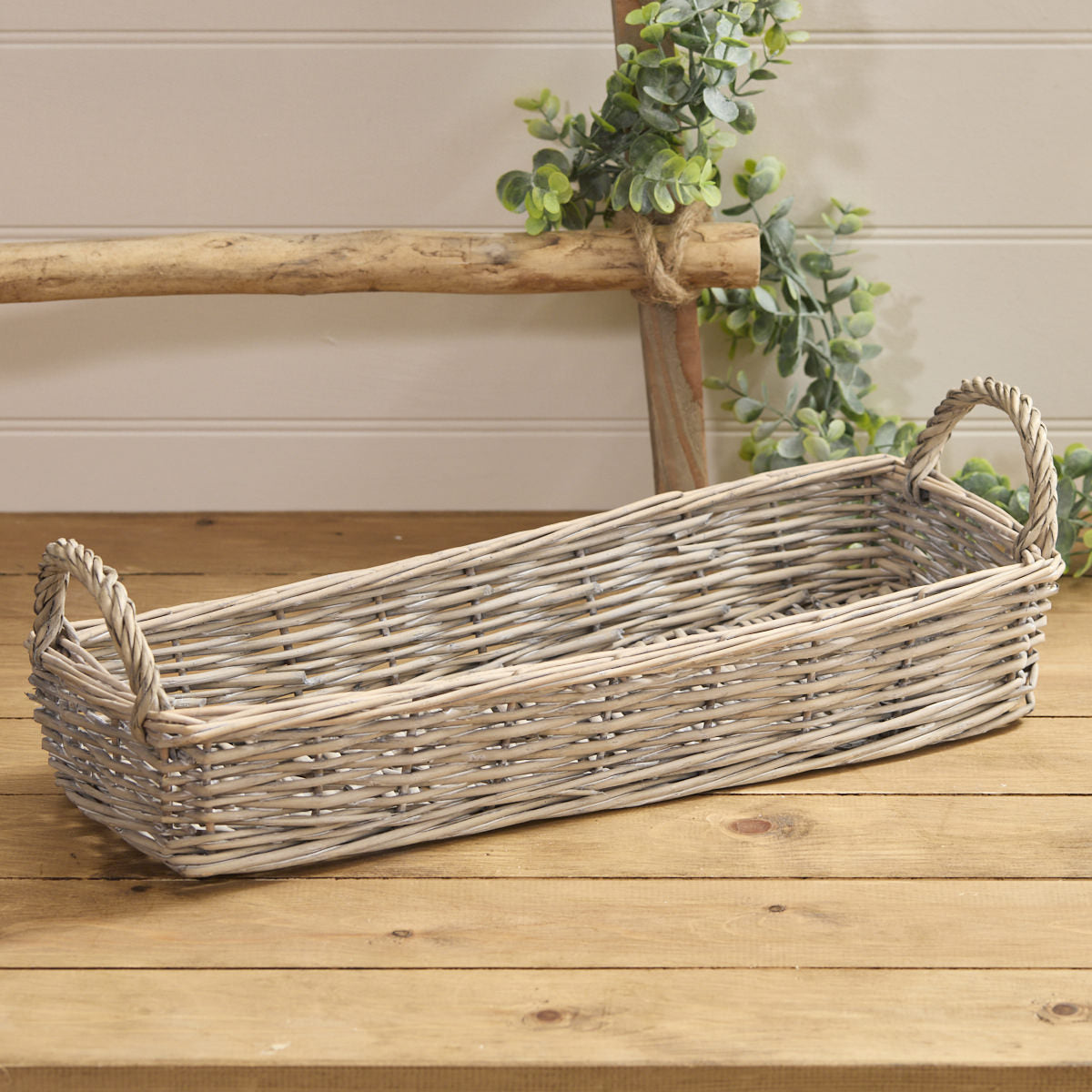 Willow Long Tray with Handles