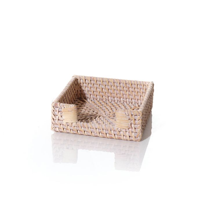 Flourish & Foliage Rattan Napkin Holder