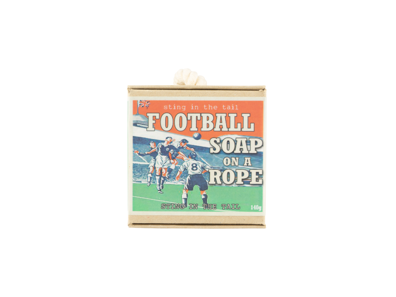 Football Soap On A Rope