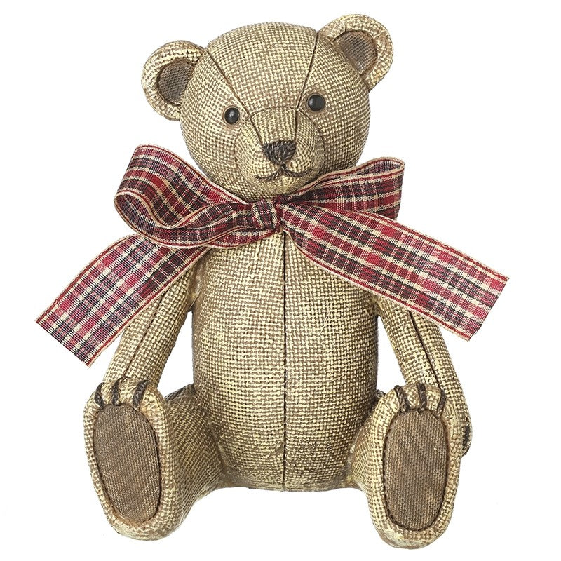 Sitting Teddy with Bow