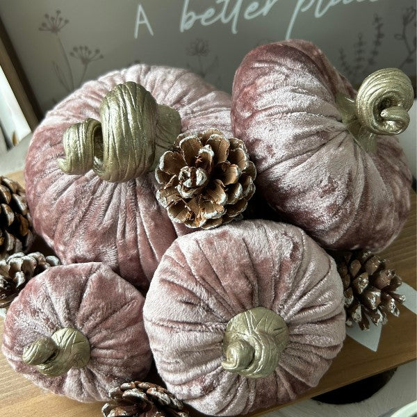 Handmade Fabric Pumpkins
