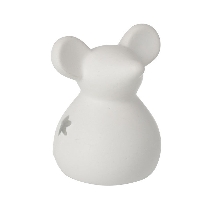 Ceramic Matt White Standing Mouse Small