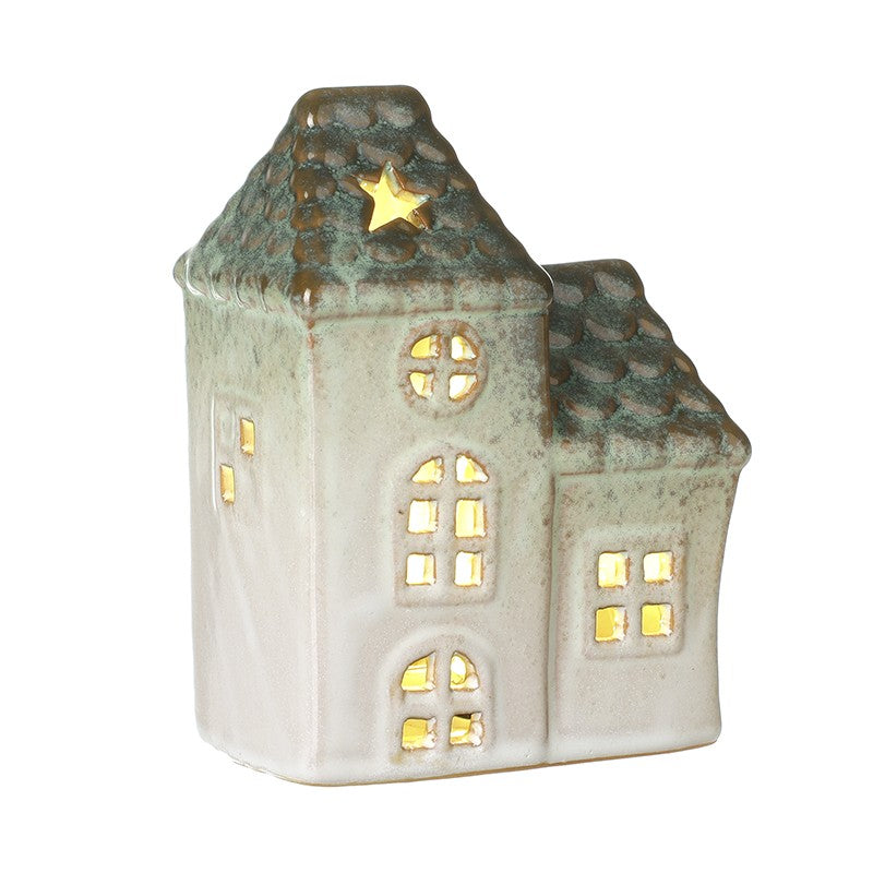 LED House with Decorative Roof