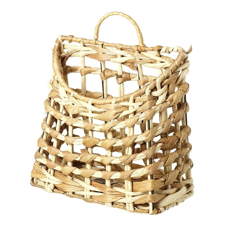 Straw Basket with Handle