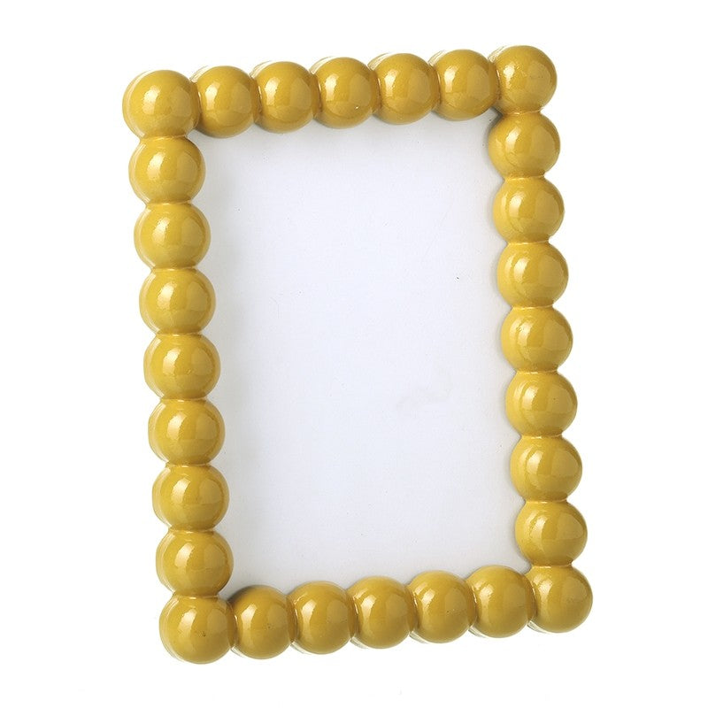 Yellow Bobbin Wood Photo Frame 4" x 6"
