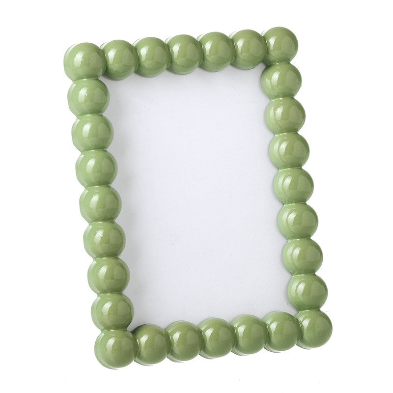 Green Bobbin Wood Photo Frame 4" x 6"